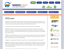 Tablet Screenshot of midcokuwait.com